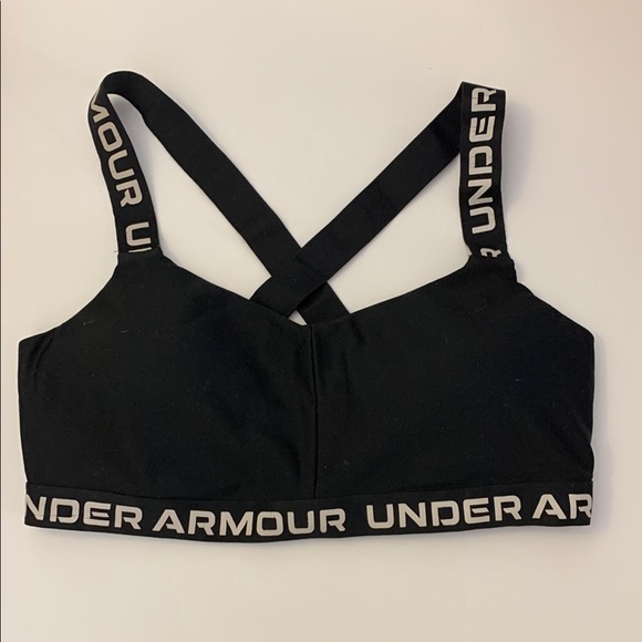 Under Armour Other - Under Armour Black Cross-Back Sports Bra